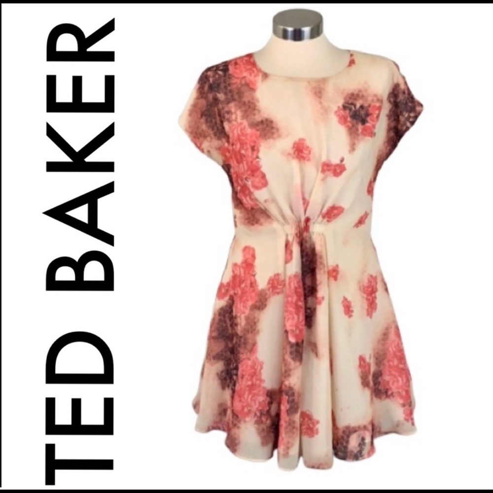 TED BAKER FLORAL DRESS AUTHENTIC